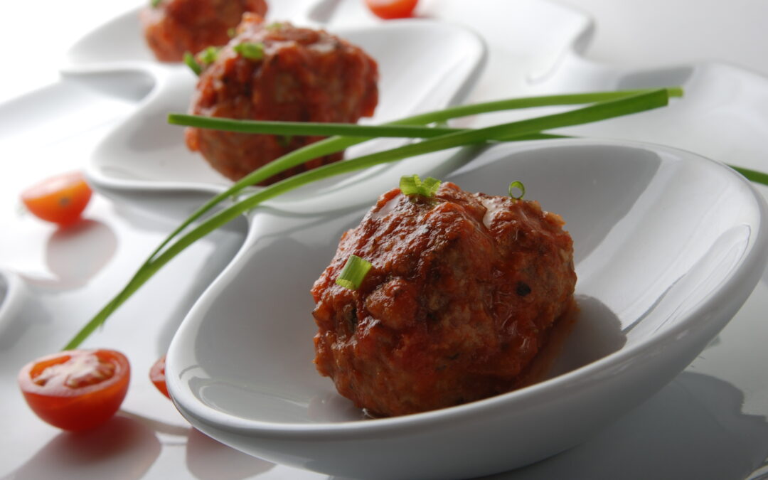 Spicy Italian Meatballs with Marinara